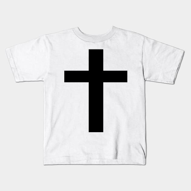 plain cross Kids T-Shirt by Made the Cut